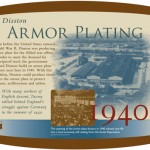 Sign Disston Armor Plating